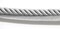 Belagio Lip Cord Trim, 0.375" Wide, Softer Collection, 50 Yards, Silver